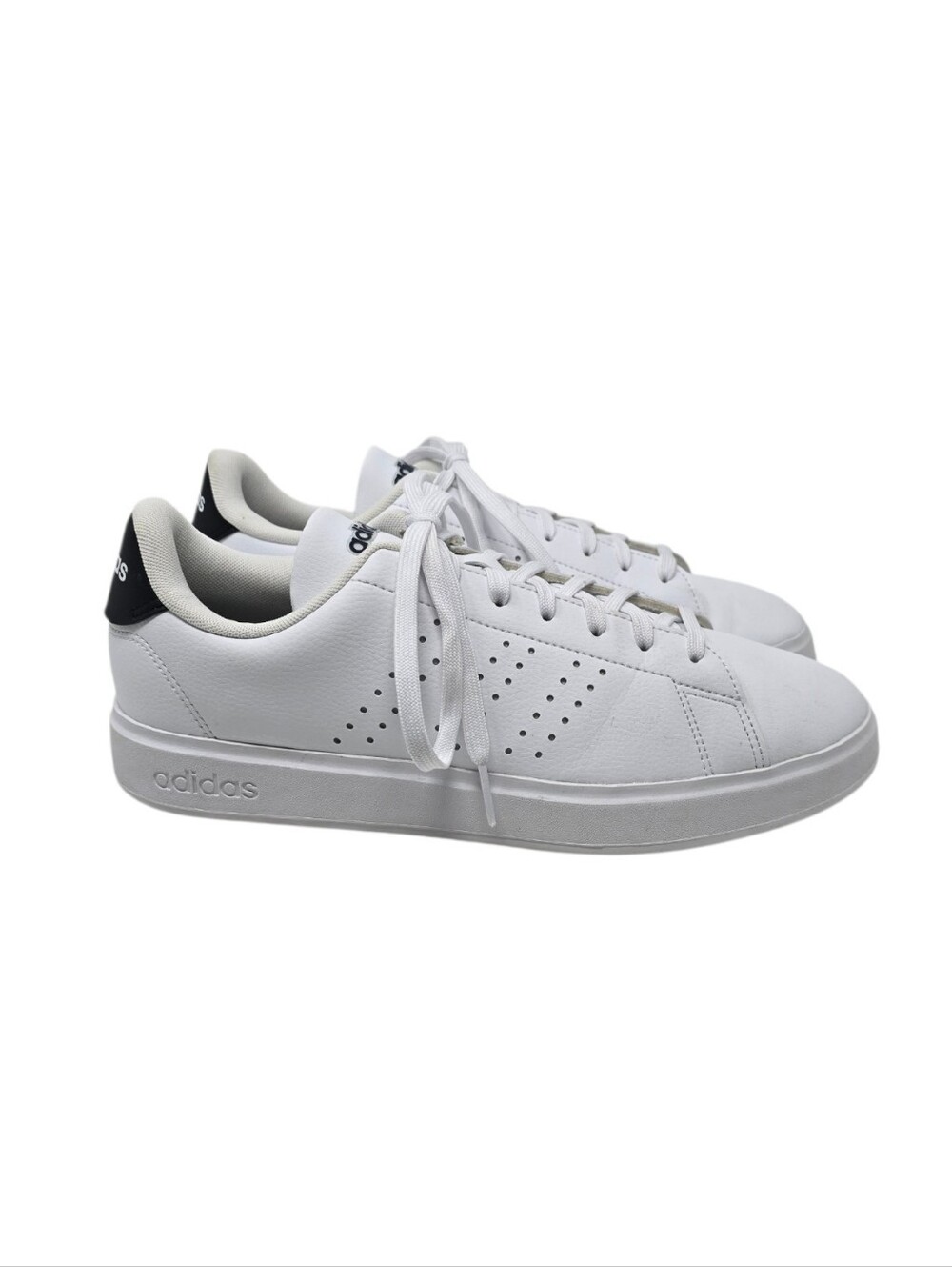 Adidas Advantage 2.0 White Black Cloudfoam Sneakers Men’s 9.5